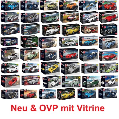 Mould King Speed Champions Neu & OVP  +++80 verschiedene Modelle+++ mit Vitrine