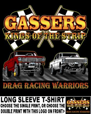 1961-1967 Deuce Gasser Kings of the Street & Strip Drag Racing Warrior T-shirt 8