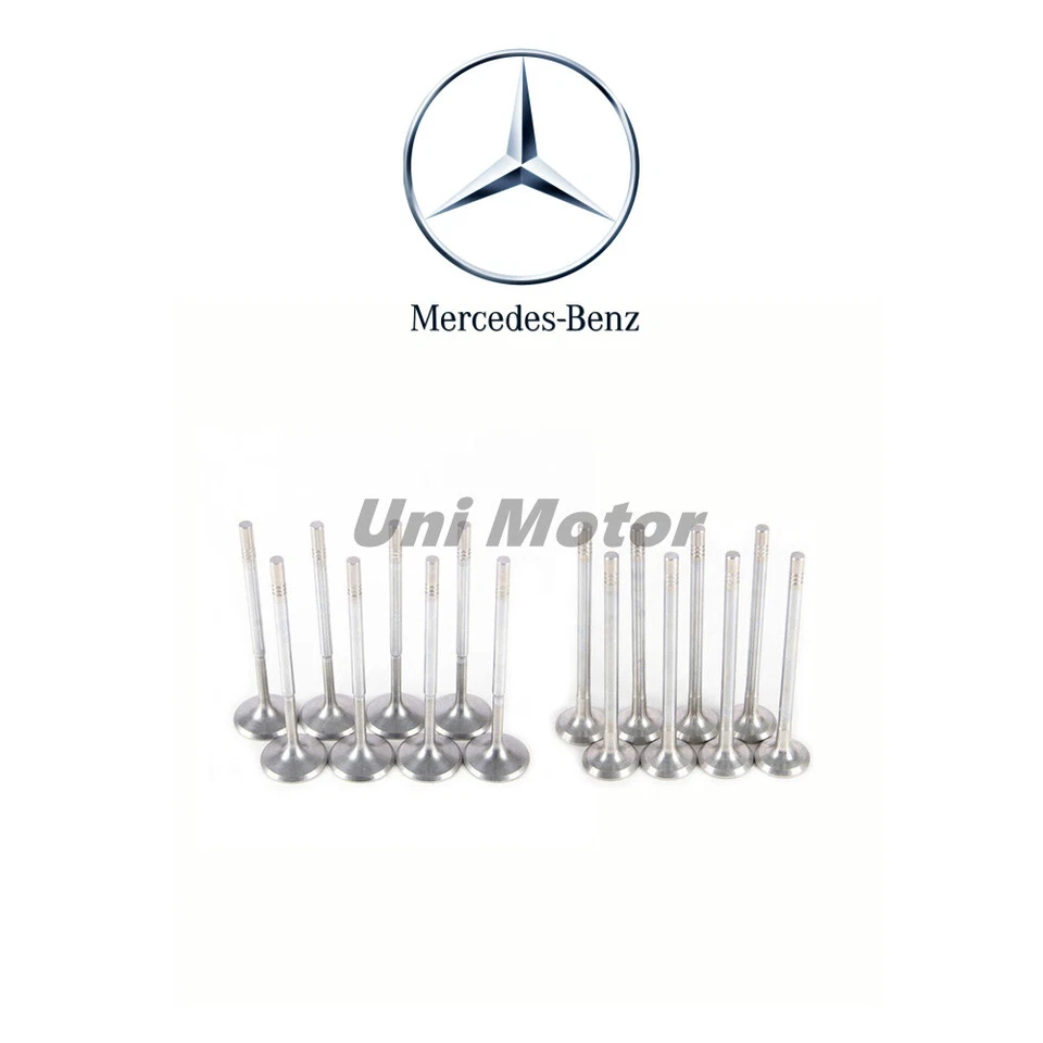 Válvulas de admisión y escape del motor OEM para Mercedes-Benz C117 X156 W205 M270 M274 Foto 2 de 4