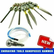 Engraving Tools Handpieces Hammer for Graver Machine Pneumatic Tools Kit Set New