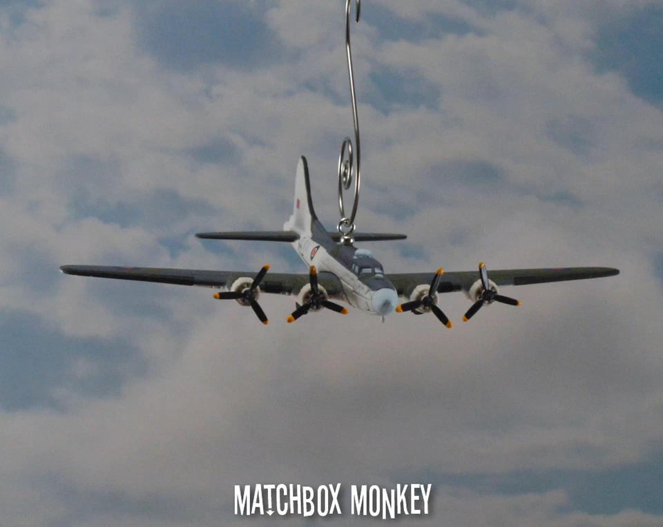 B-17 Flying Fortress Royal Air Force RAF WWII Airplane Plane Christmas Ornament - Image 4 of 4