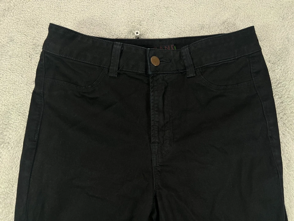 J Brand Jeans Womens 27 Black Cigarette Jeans Ankle Zipper Skinny Jean Mid 28x29 - Image 4 of 4