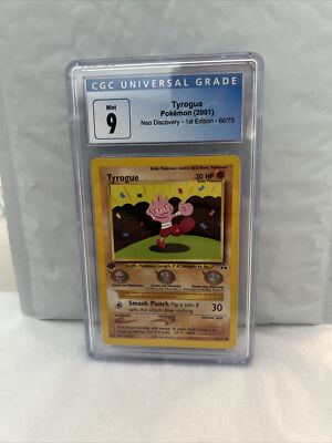 Pokmon TCG Tyrogue Neo Discovery 66 Regular 1st Edition Common | eBay