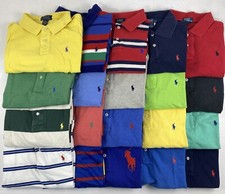 Lot of 20 Polo Ralph Lauren Kids Polos - Sample Lot  All Sizes Laundered 