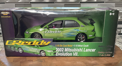 VTG Collectible RC2 2002 Mitsubishi Lancer Evolution VII 1:18 diecast car RCERTL