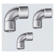 R. STAHL 108097, 1-1/2", Aluminum Alloy, Female, 90D, Explosionproof Elbow, 1 pc