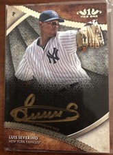Luis Severino• /25 Copper Ink Auto• 2017 Topps Tier One Autograph• Yankees