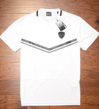 Emporio Armani EA7 $145 Men's White Dynamic Athlete Jersey Tee T-Shirt 2XL