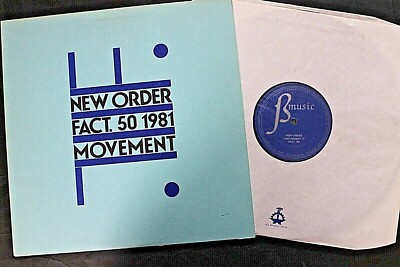 New Order. Movement. Original UK. FACT 50. 1st Press. Black. F 50