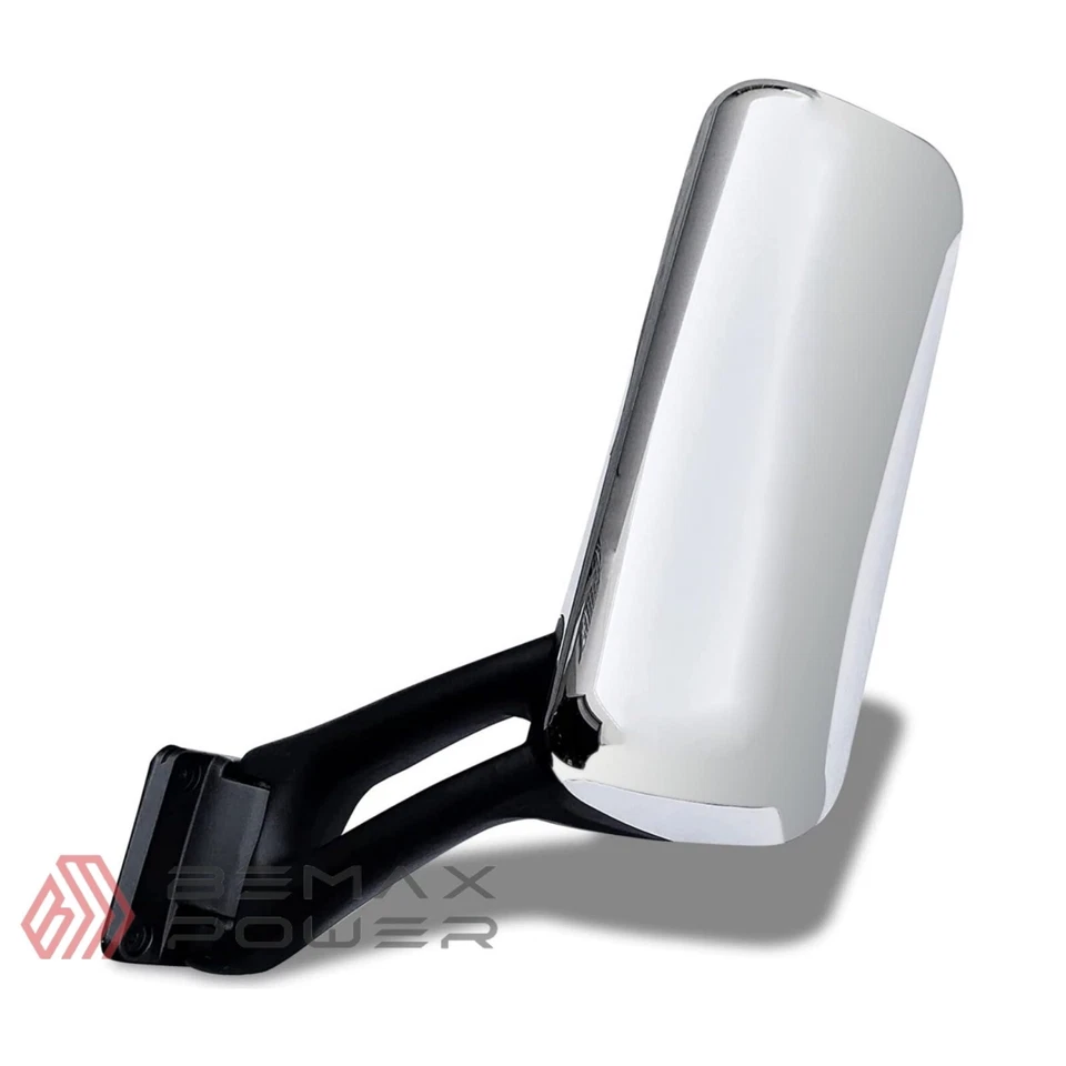 Chrome Heated Door Mirrors for 2012-2020 Peterbilt 579 567, Driver Left Side - Image 2 of 4