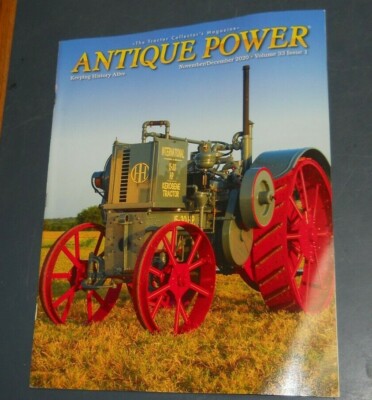 ANTIQUE POWER MAGAZINE NOV/DEC 2020 INTERNATIONAL HARVESTOR TD-24 JET STAR 3 
