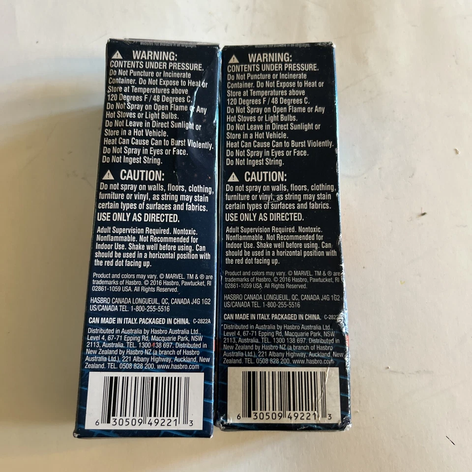 2-Ultimate Spiderman Spidey Shot Web Fluido Recarga ROJO Nuevo Foto 3 de 3