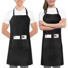 2 pcs Mandiles Contra El Agua Delantal Para Cocina Mujer Hombre Multiuso