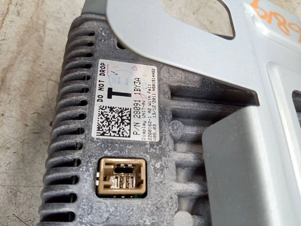 Used Infotainment Display fits: 2012 Nissan Murano display screen dash w/navigat Foto 4 de 4