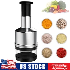 Vegetable Fruit Salad Hand Chopper Cutter Onion Garlic Food Slicer Dicer Peeler