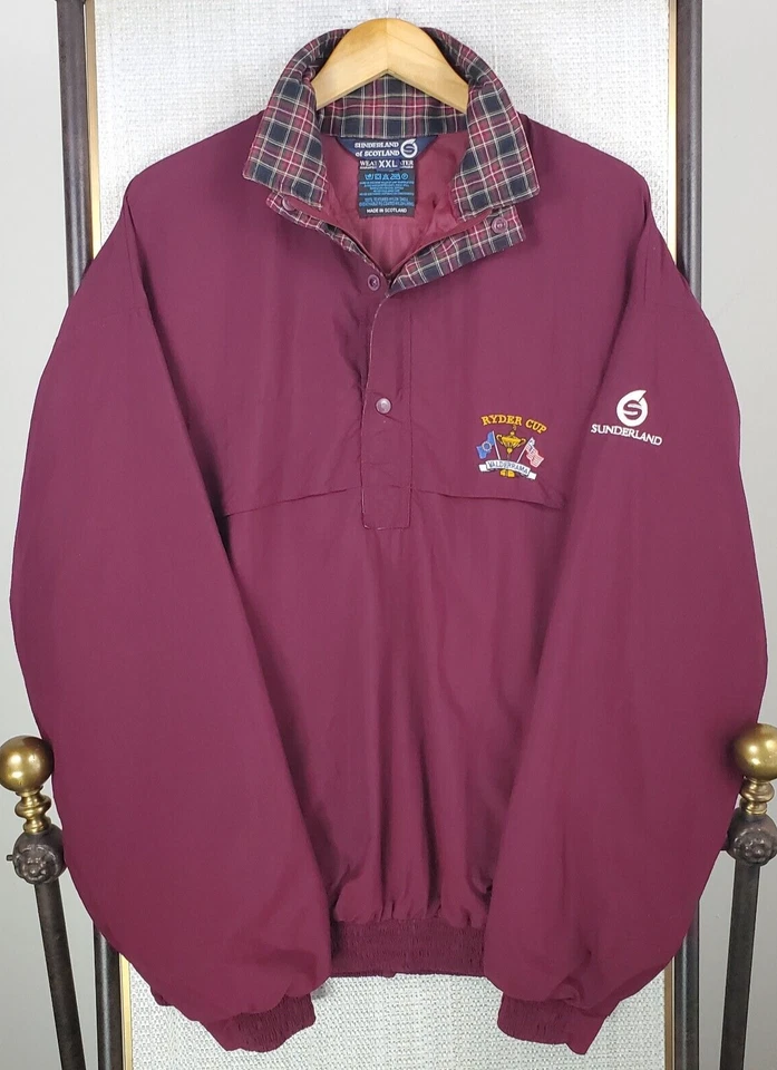 VTG SUNDERLAND x VALDERRAMA Size 2XL Waterproof Windbreaker Jacket 1997 Mens - Image 4 of 4