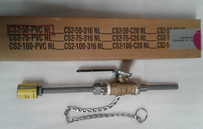 Neptune Corporation CS2-50-PVC-NL Pumps Corporation Stop with Injection Quills