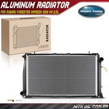 New Aluminum Radiator for Subaru Forester Impreza 1998 H4 2.5L Automatic Trans.