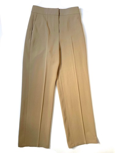 Theory Wide Leg Admiral Crepe Trousers UK 10