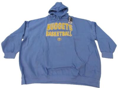 New Denver Nuggets Mens Sizes 2XL-3XL-4XL-5XL-6XL-Tall Blue Hoodie