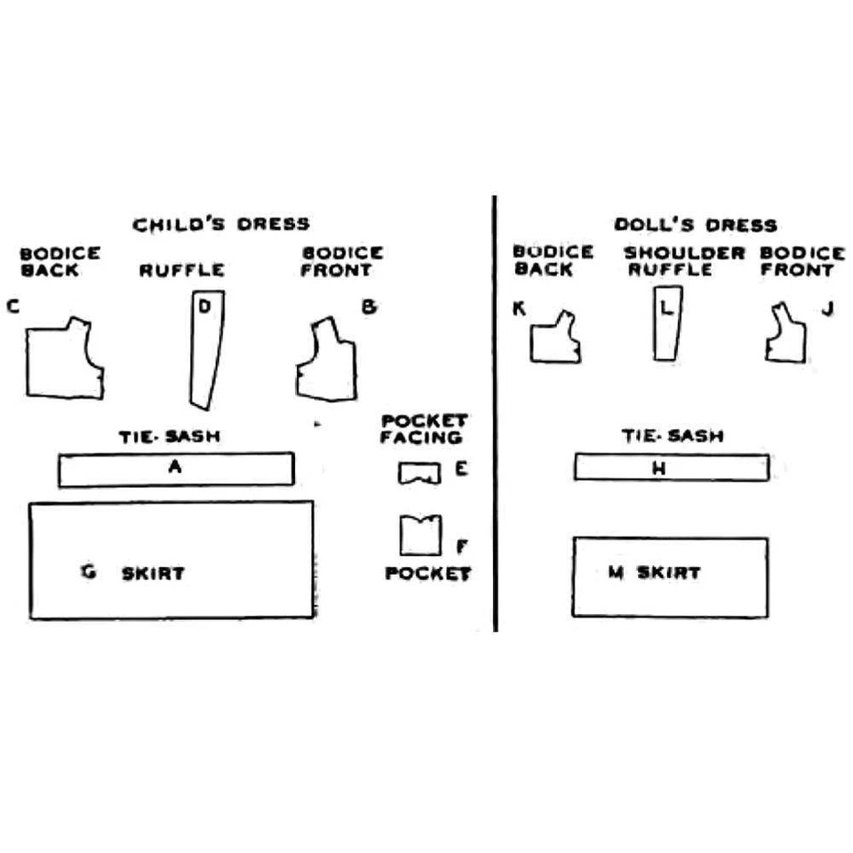 50s Motif : Alice au Pays des Merveilles - Fille & Poupées Robe - Poitrine = - Photo 4/4