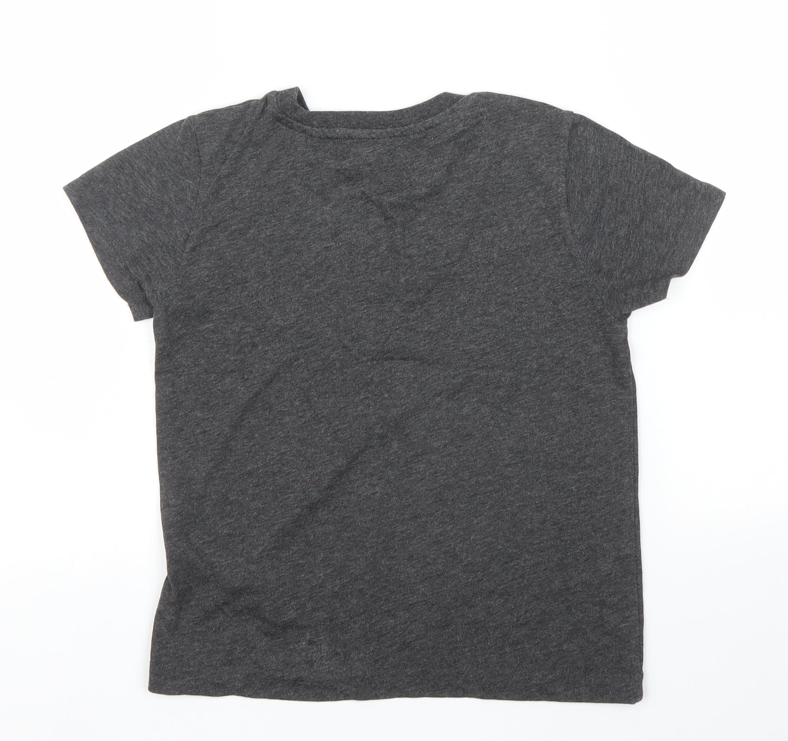 Primark Boys Grey Cotton blend T-Shirt Size 5 Years image 2