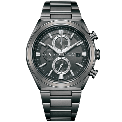CITIZEN　ATTESA　エコ・ドライブ　CA0835-61H Citizen Attesa CA0835-61H Black Eco-Drive Titanium Chrono Men