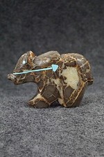 Scultura fetish Warthog Zuni - Kenric Laiwakete