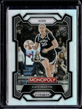 2024-25 Prizm Monopoly WNBA #40 Kate Martin Rookie RC Silver Prizm (50J)