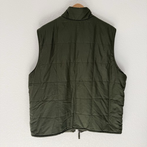 Ariat Quilted Reversible Vest Mens XL Green Fleece Lined Insulated Western - Picture 2 of 6