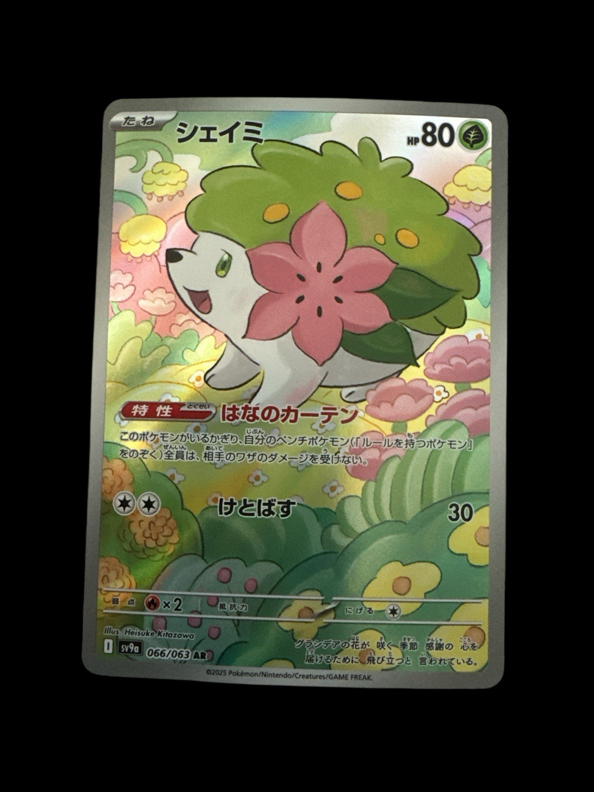 Pokemon TCG - Shaymin 066/063 Sv9a: Heat Wave Arena Holo (Japanese) Near Mint