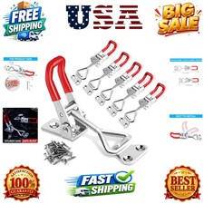 6 Pack Toggle Latch Clamp 4001, Adjustable Latch, Smoker Clamps Heavy Duty La...