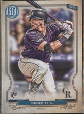 Dom Nunez 2020 Topps Gypsy Queen Colorado Rockies #5