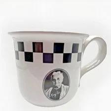 SEE'S CANDIES Sees Coffee Mug Cup White Black Checkered classic style