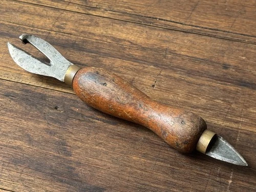 Vintage C. T. WILLETTS LTD WW1-Era Can Opener + Blade Multitool Military Kitchen