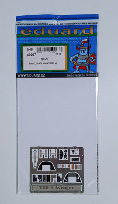 *OOP* 1/48 Accurate Miniatures TBF-1 Photo Etch Detail Set - Eduard 49267
