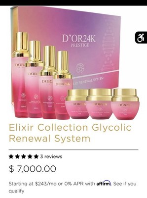 D or 24k Prestige Is A High End Skincare Company New In Box And Sealed.