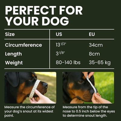 Rottweiler Dog Muzzle Adjustable Durable Metal Wire Basket for