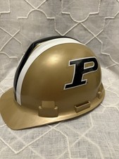 University of Purdue Real Hard Hat Helm Selten Original Gold Rarität