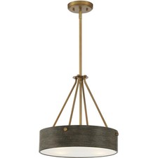 Designers Fountain D228M-16P-OSB Erba Pendant Old Satin Brass