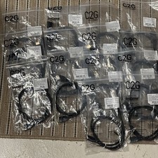 Lot of 14 C2G 56782 3ft High Speed HDMI Cable w/ Ethernet 4K 60Hz New
