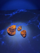 3 Very Bright Yooperlite/emberlite/sodalite Rocks From Lake Michigan Lot