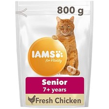 Senior Dry Cat Food Chicken 800g 6.80 per kilo