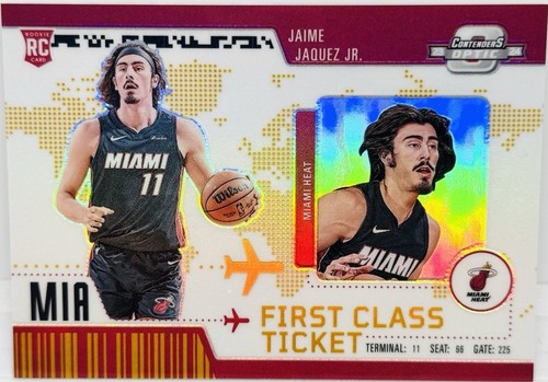 2023-24 Panini Contenders Optic Jaime Jaquez Jr. First Class Ticket RC Gold #/10