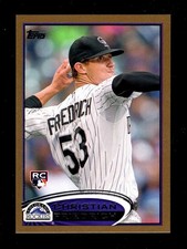 2012 TOPPS GOLD US20 CHRISTIAN FRIEDRICH RC ROCKIES 1052/2012