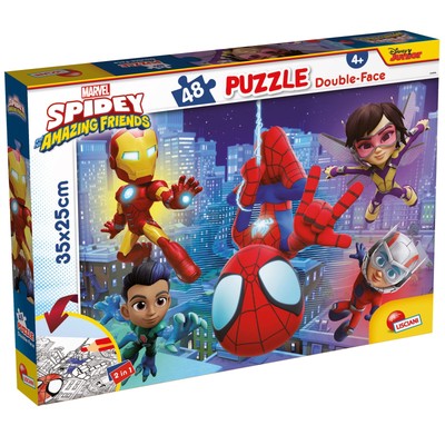 Liscianigiochi 99610 Lisciani Games Marvel Puzzle DF M-Plus 48 Spide (US IMPORT)