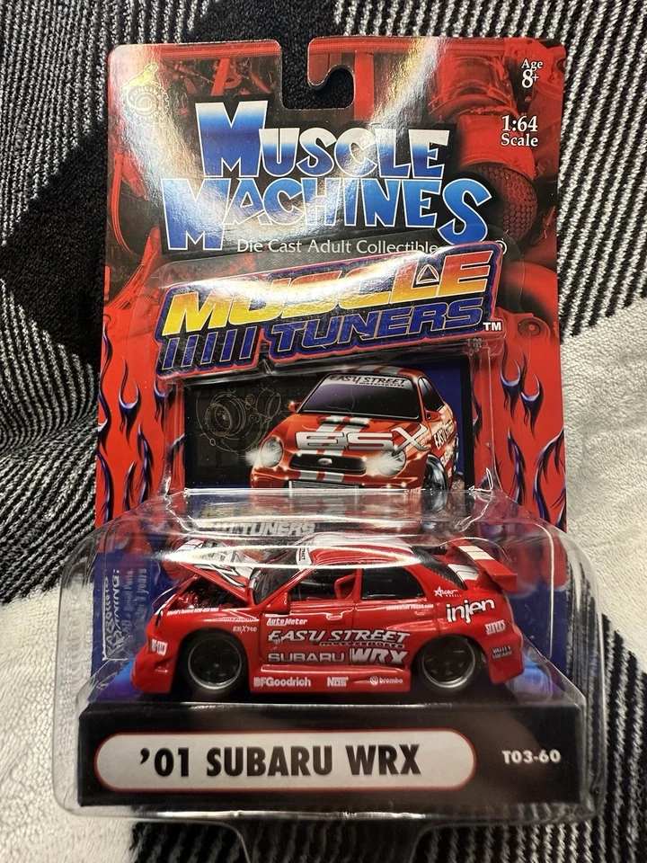 Muscle Machines РЕДКИЕ винтажные 2001 SUBURU WRX Muscle Tuners литые 1:64 - Изображение 2 из 4