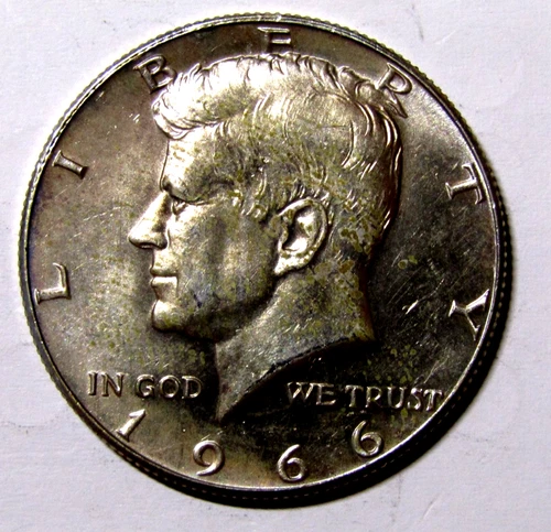 40% Silver 1966 Kennedy Half Dollar Beautiful Coin L@@K!!!