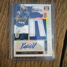 Kyren Williams 2025 Impeccable Immense Patch Auto /49 Los Angeles Rams