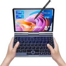 8" Mini Laptop 2-in-1 Touchscreen 12GB RAM 1TB SSD WiFi 6 HDMI N150